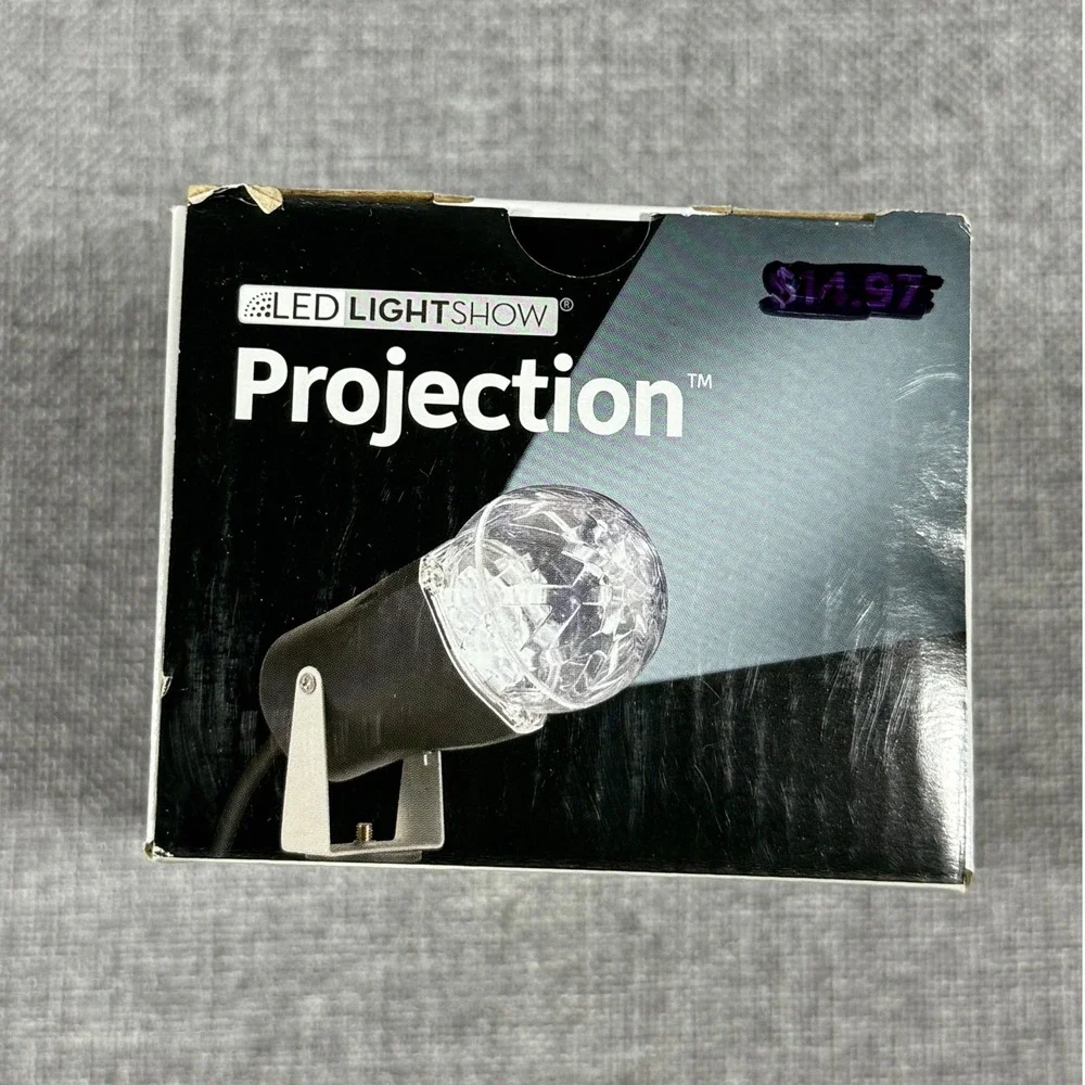 Gemmy LED Lightshow Projection Star of Bethlehem White Christmas Spotlight 14112